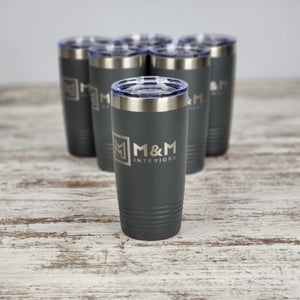 Custom 20oz Tumbler Engraved With Your Logo