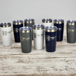 Custom 20oz Tumbler Engraved With Your Logo