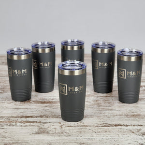 Custom 20oz Tumbler Engraved With Your Logo