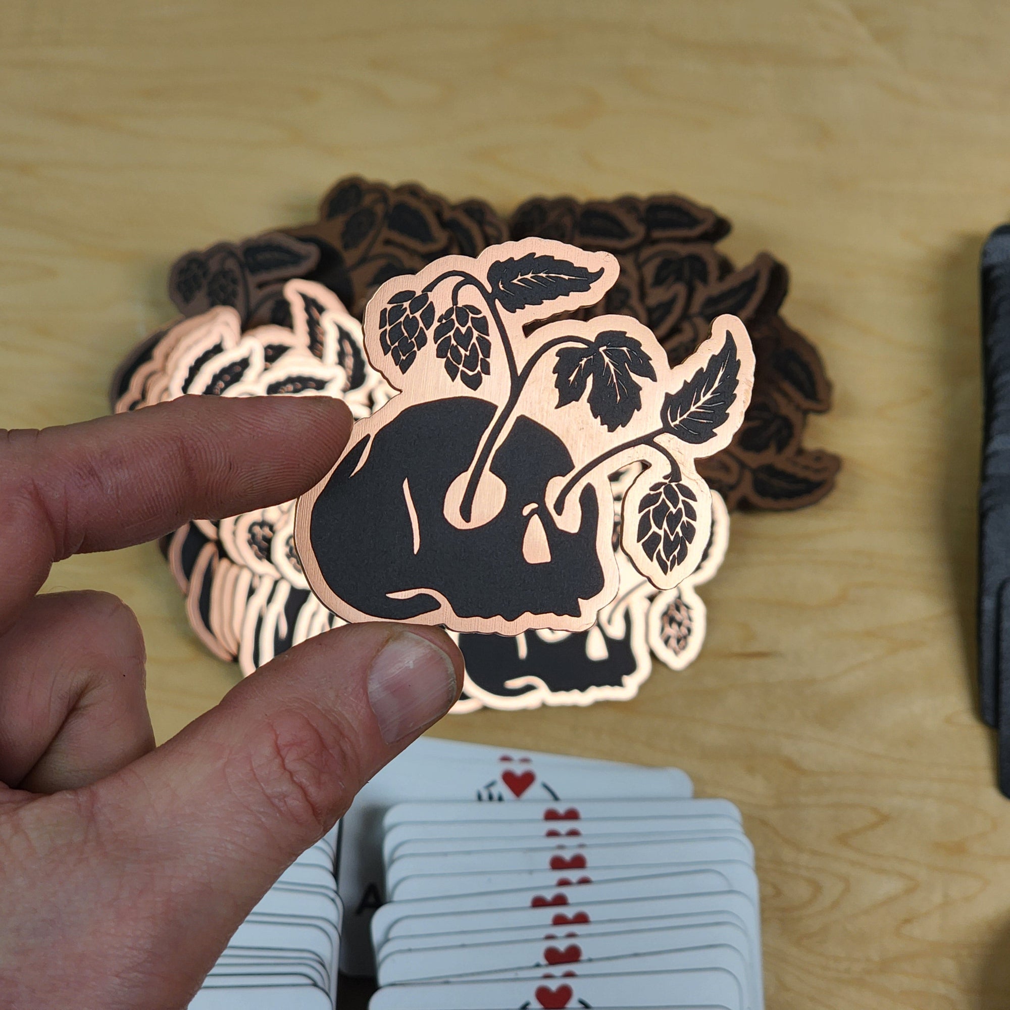 Copper Acrylic Patches