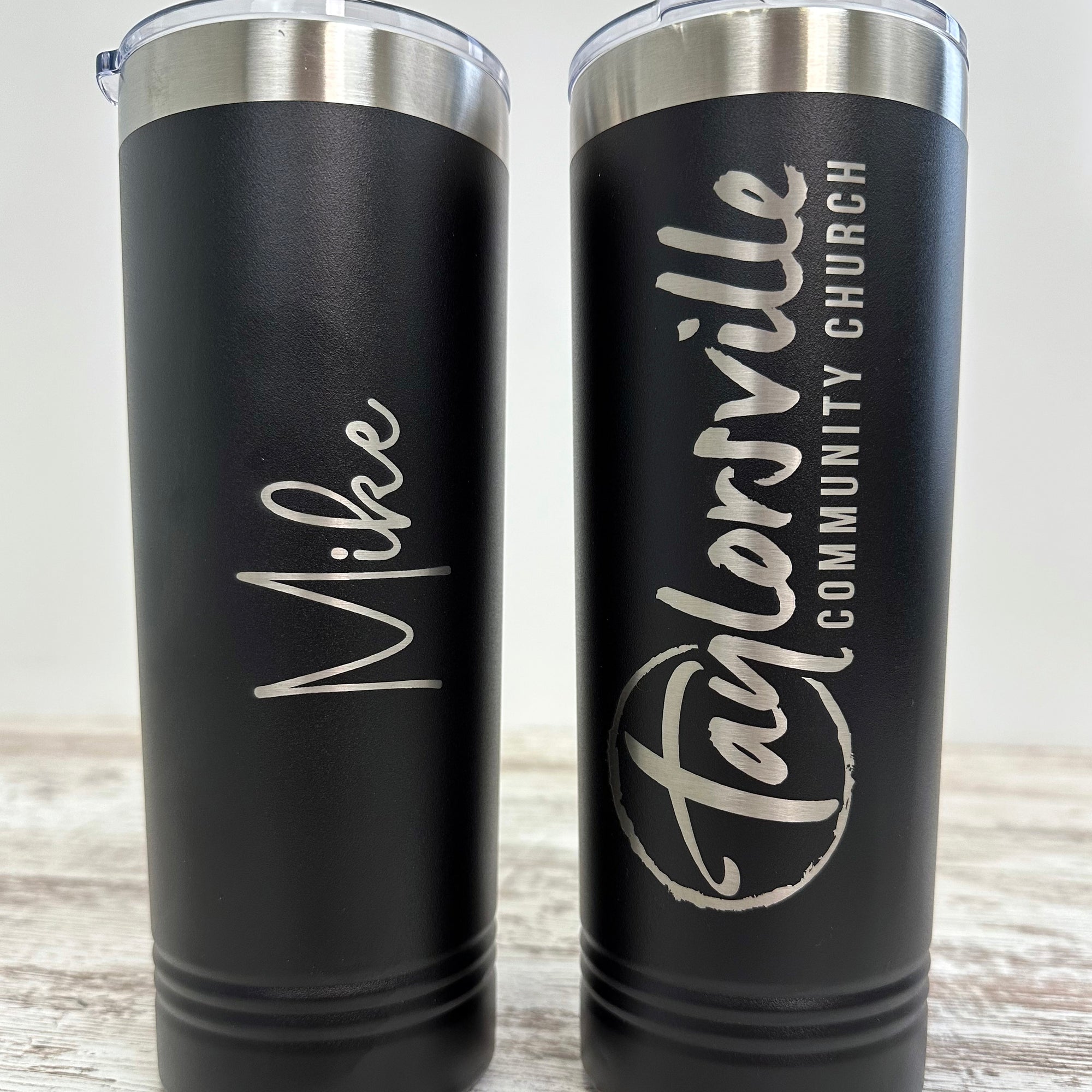 Church Logo Stainless Skinny Tumbler 22oz